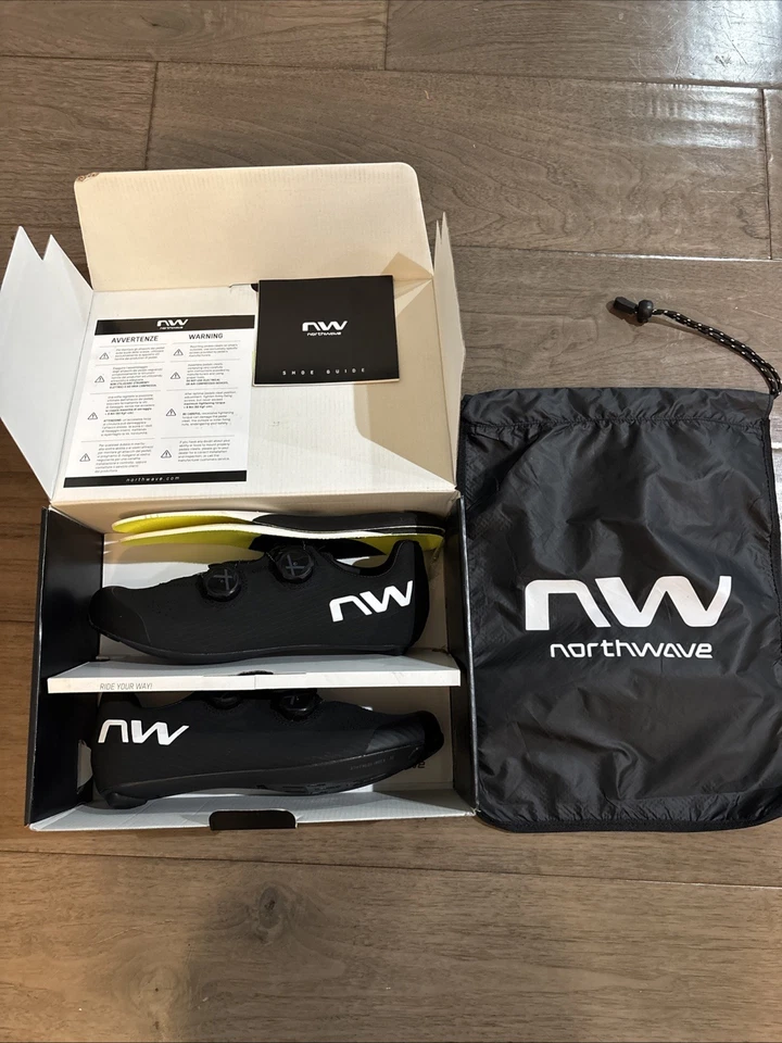 Zapatos de ciclismo de carretera Northwave Extreme Pro 3 para hombre EE. UU. 9,5 euros 42 (9419-215) Foto 2 de 4