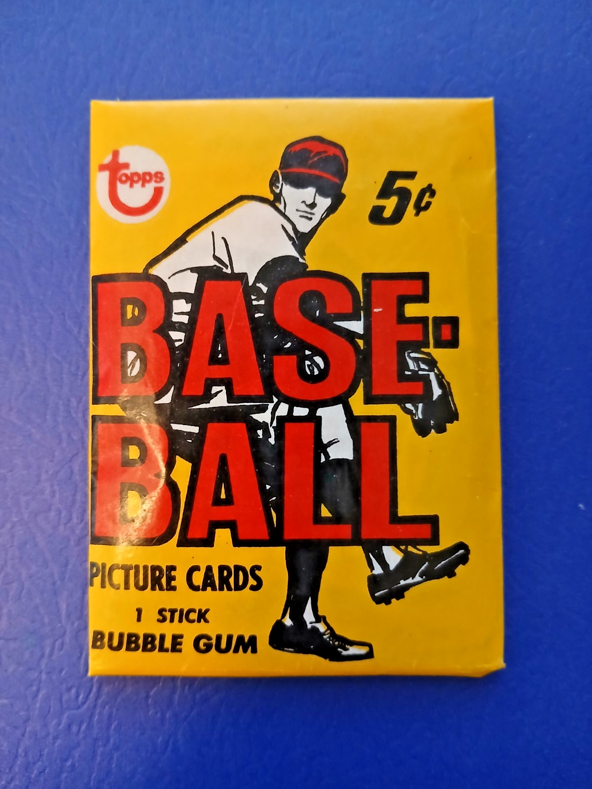 1968 Topps Baseball Wax Pack- SUPER clean! Great color!