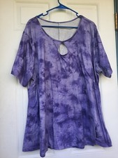 Women's Trendy Loose  Tunic Solid Tops Puff Short Sleeve Tees Round Neck Leisure