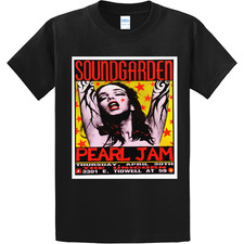 NEW Art Society ROCK ICON CONCERT VOL 1 BLACK Tee Shirt SM-6XLARGE MADE IN USA