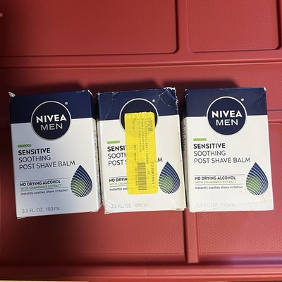Nivea Men Sensitive & Cool Post Shave Balm After Shave Pack Of 3