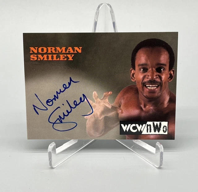 1998 1999 Topps WCW NWO Norman Smiley Authentic Signature Auto Autograph #NNO