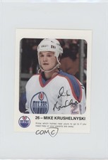 1986 Red Rooster Edmonton Oilers Grocery Store Issue Mike Krushelnyski #26 1d3