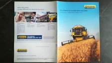 BROCHURE TRACTEUR moissonneuses New Holland