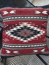 Southwest Woven Throw Pillow Handmade Santa F...