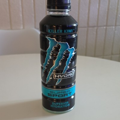 Monster Hydro Super Sport Energy Drink Bottle, Killer Kiwi