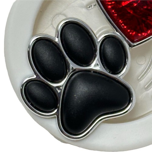 Bath Body Works Dog Paw Red Heart Vent Clip Car Freshener Holder ScentPortable - Picture 4 of 12