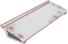 Glass Dry Erase White Board, Desktop Computer Pad for Notetaking, 18" x 6" Wh...