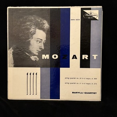 MOZART String Quartets K. 499 & 575 - BARYLLI QUARTET - WESTMINSTER XWN 18559 LP