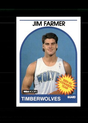 1989-90 NBA Hoops - Jim Farmer #334 (RC)