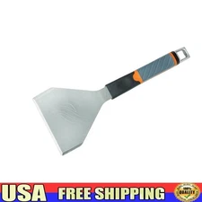 Stainless Steel Griddle Scraper Ergonomic Handle Dishwasher Safe Tool Opener New