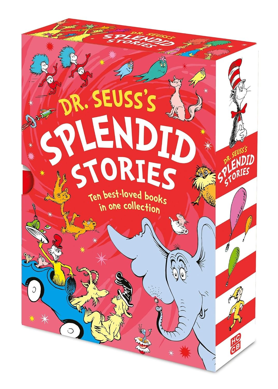 Dr. Seuss's Splendid Stories 10 Books Collection Set The Cat in the Hat,Lorax - Image 2