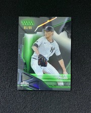2026 Topps Chrome Black Green #122 Max Fried 65/99 New York Yankees QI95
