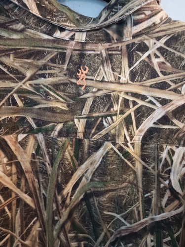Browning Camo Hunting, Button Down Shirt Mens L, Heavy, The Best There Is - Picture 4 of 6