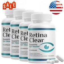 Retina Clear Vision Support Supplement - Eye Health Formula with Lutein Zeaxant