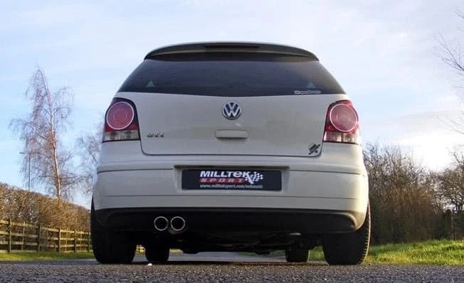 Milltek Sportauspuffanlage VW Polo 9N GTI, Bj. 2006-2009, Endrohr 2x76mm - Bild 2 von 4