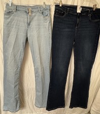 Childrens Place Bootcut Jeans Kids 18 Plus Adjustable Waist NWT. Two Pairs.
