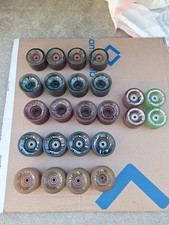 6 Pairs Of Used Vintage Skateboard Wheels For Longboard Sector 9 And  Others 