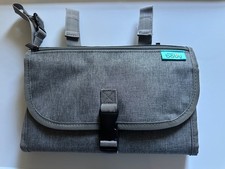 KeaBabies Portable Diaper Changing Pad Travel Clutch Grey Waterproof
