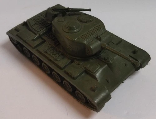 @@RARE@@ MARX '50s-70s BATTLEFIELD, Tank Battle, Battleground #51 D.Green Tank