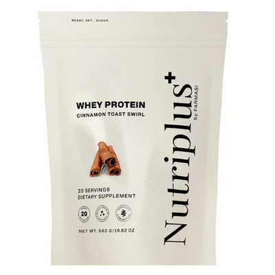 Farmasi Nutriplus+ Whey Protein - Cinnamon Toast Swirl 20 servings Exp 08/2027