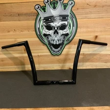 Fat Baggers Handlebar - Flat Top - 12" - Black 606012-B