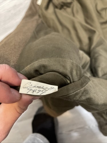 1944 WW2 US Military Wool Field Jacket 38L army vtg 40s Brown 4th Army - Picture 15 of 17