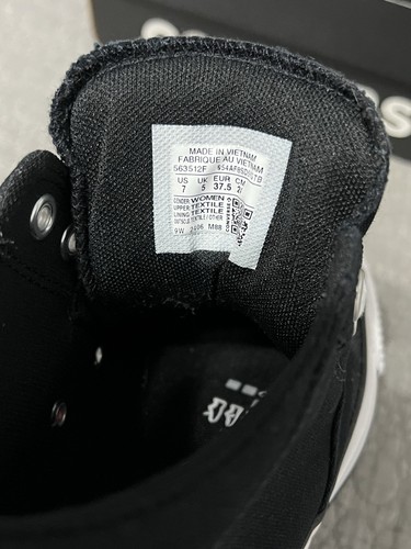 Converse Chuck Taylor Madison mittelhohe schwarze Damen-Freizeitschuhe Größe: 7 neu im Karton - Bild 10 von 11