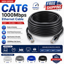 Cat 6 CAT6 Patch Cord Cable 500mhz Ethernet I...