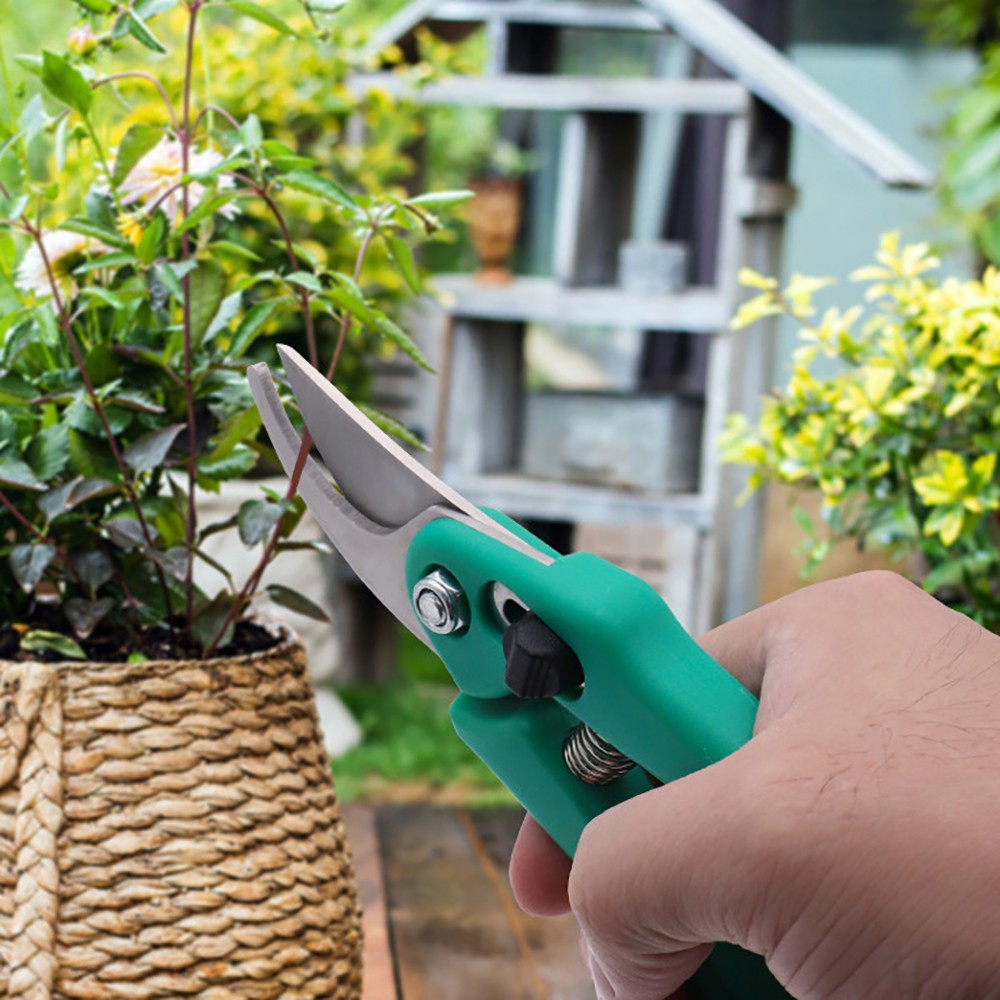 2-Pack Pruning Shears Garden Hand Pruner Scissors Secateurs Cutter Plants Tools