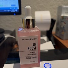 New Valjean Labs AM Boost Facial Serum - Vitamin C + Hyaluronic Acid - 2 oz