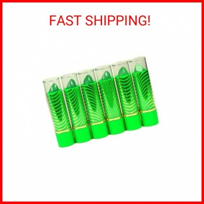 Aloe Vera Color Change Mood Lipstick Assorted Lipsticks 6 pc Green 