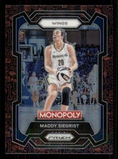 Maddy Siegrist 2024 Panini Prizm Monopoly WNBA #59 Red Classic Icons Wings