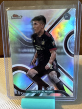 Topps 2022 Finest MLS Thiago Almada RC Rookie Card Refractor #53 ?. rookie card picture