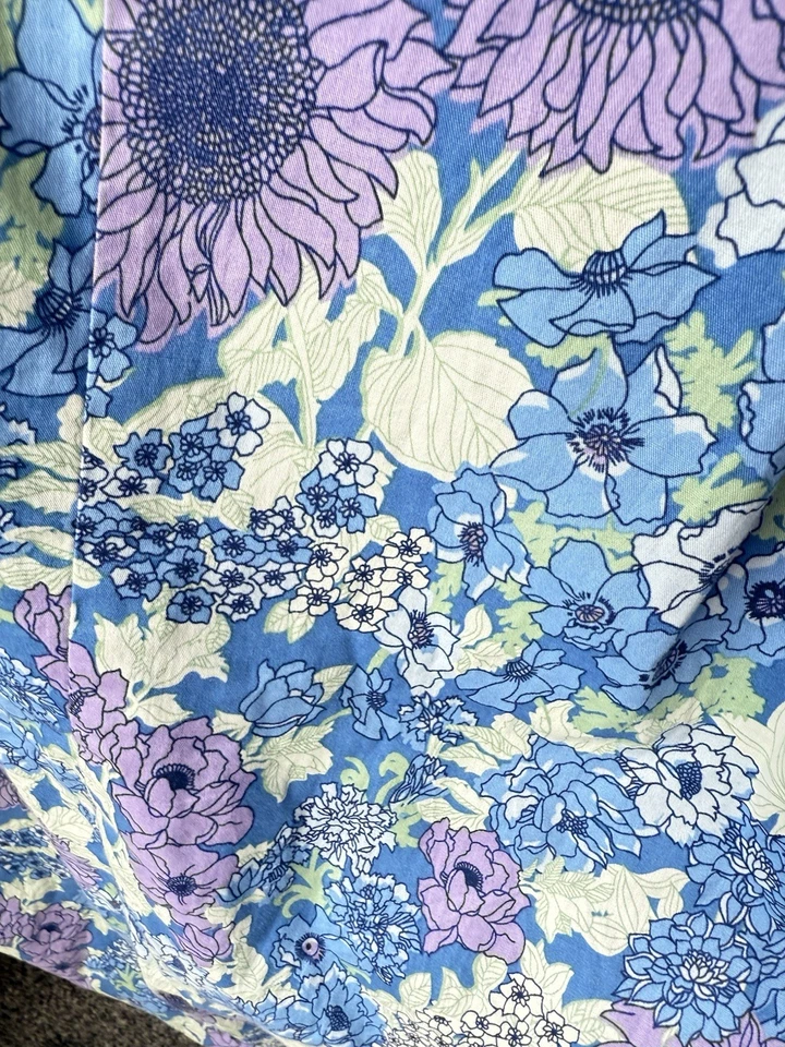 Maxi Camisa Vestido Chadwicks Muumuu Cottage Jardín Fiesta Talla 18w Forrada con Botones 2x Foto 4 de 4