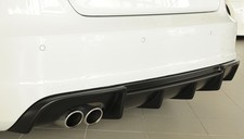 Audi  A3 S-Line (8V) (2012-2016) RIEGER Rear Bumper Diffuser  - Gloss  Black
