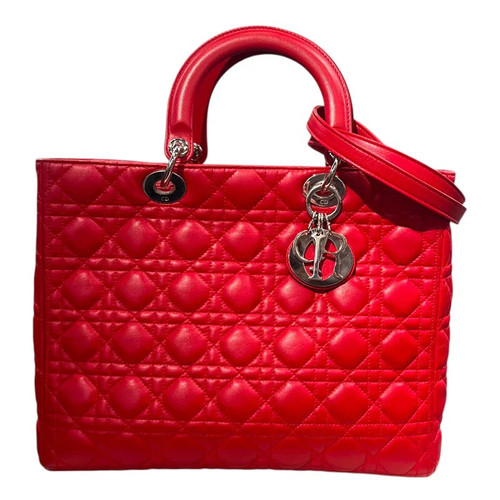 DIOR Lady Large Red Tote #OKB2324