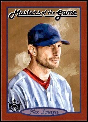 2019 Panini Diamond Kings #MG2 Max Scherzer Masters of the Game E1