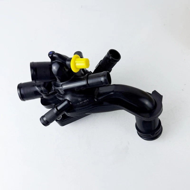 11538674895 Thermostat Housing w/ Thermostat and Adapter Bundle For Mini Cooper Foto 4 de 4