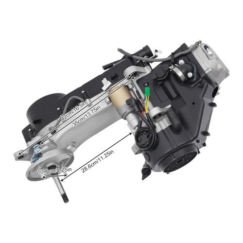 Long Case 150CC 4-Stroke GY6 Moped Auto Engine Motor CVT For Scooter ATV Go Kart - Picture 20 of 24