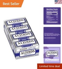 Arctic Peppermint Breath Mints - Sugar-Free Hard Candy Tins, 1.2 oz Pack of 8