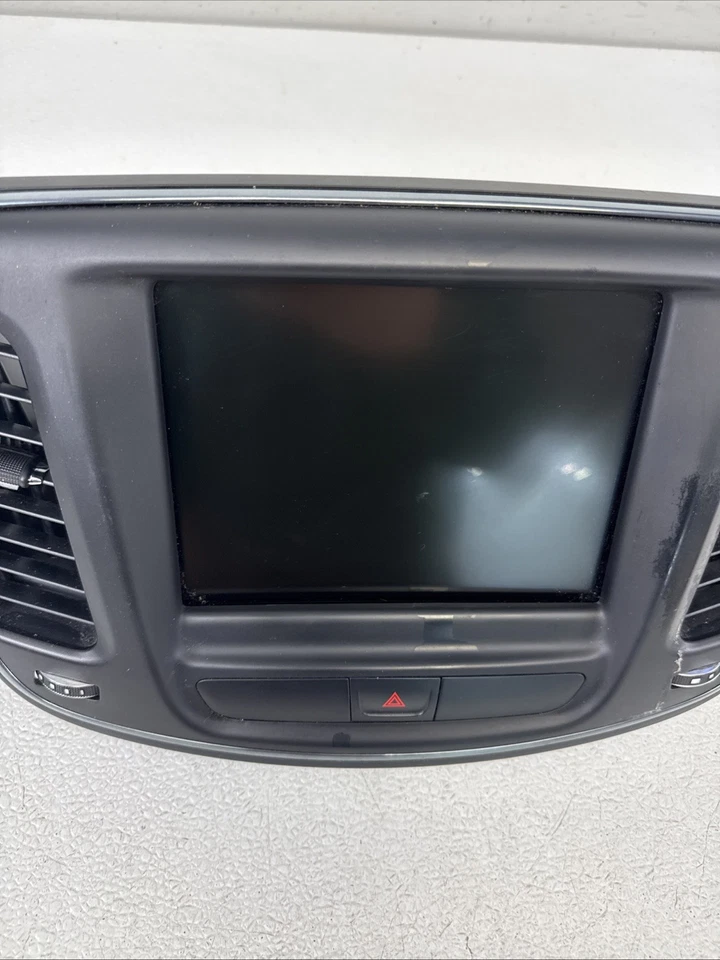 2015-2017 Chrysler 200 8.4" Radio Info Navigation Screen & Bezel OEM 68190260AE - Image 3 of 4