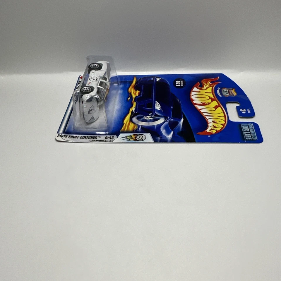 Hot Wheels 2003 First Editions #9/42 White CHAPARRAL 2D NEW + FAST SHIPPING - Image 4 of 4