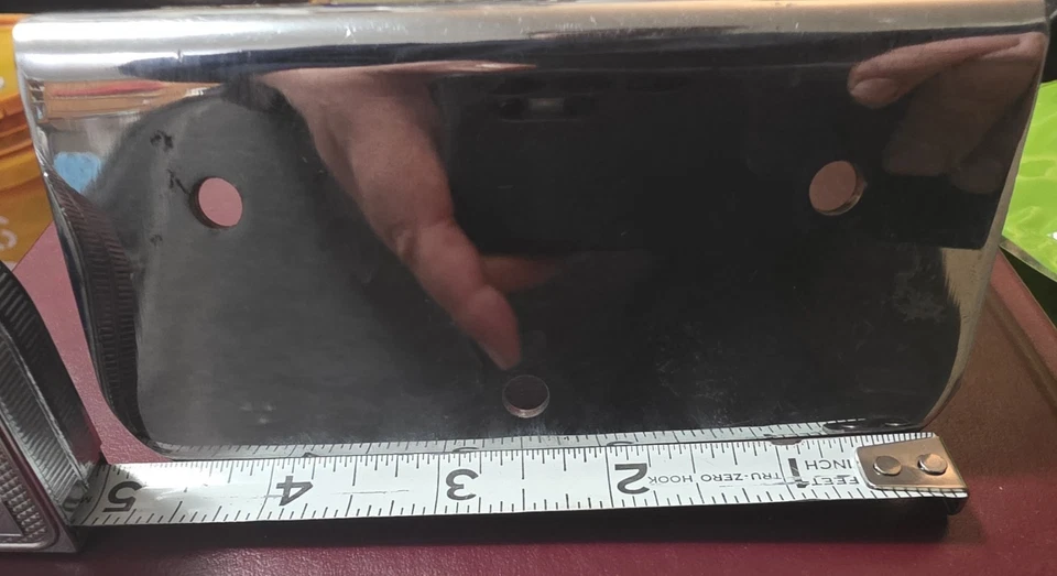 Tacômetro NOS Moroso 50160 cromado 4” suporte facial - Imagem 3 de 4