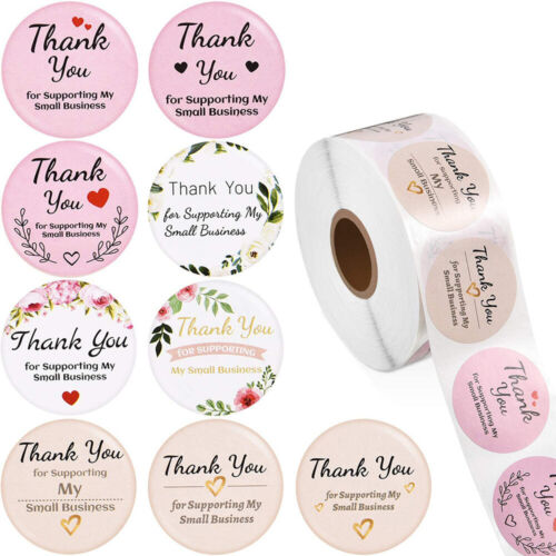 50/100pcs Large Thank You Stickers Labels Craft Paper Gift Sealing Decoration - Picture 37 of 71