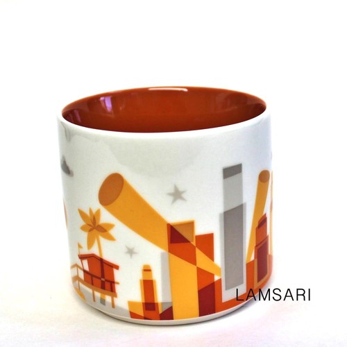 Starbucks Los Angeles Ceramic Coffee Mug Cup You Are Here Collection 14 oz - Picture 2 of 5