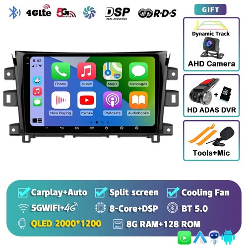 Android 13 Carplay Car Radio For Nissan NAVARA Frontier NP300 2011-2018 lot - Picture 24 of 28