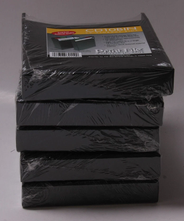 (7) Printfile 10 CD Storage Bin CD10BIN for 10 Sleeved CD DVD - NEW F05 - Image 4 of 4
