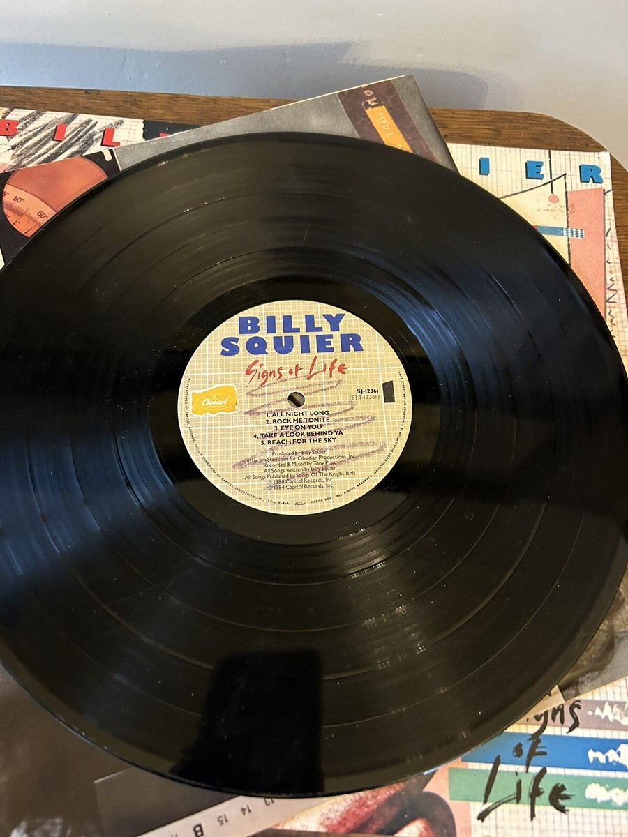 Billy Squier Signs Of Life LP 1984 CAPITOL 12361 Album | eBay