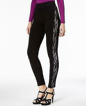 Thalia Sodi Lace-Trim Leggings, Size Small - Picture 1 of 3